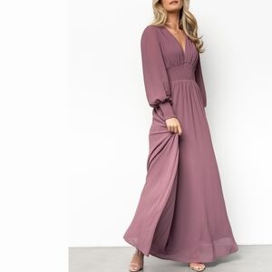 Baltic Born Mauve Long Sleeve Dress